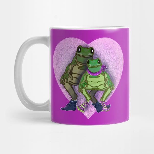 Frogs love by ArtKsenia